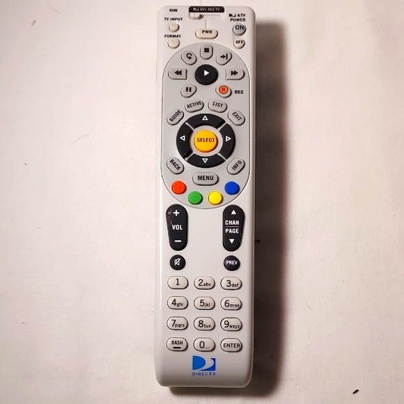 Used Direct TV Universal Remote Silver - Picture 1 of 5